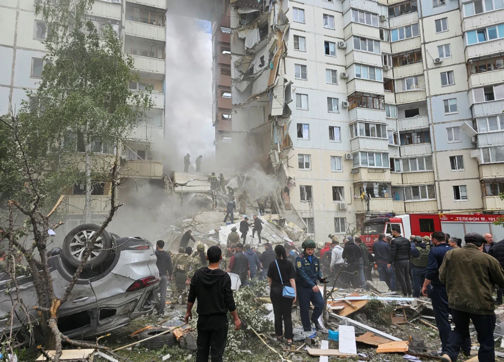 Обрушившийся дом в&nbsp;Белгороде