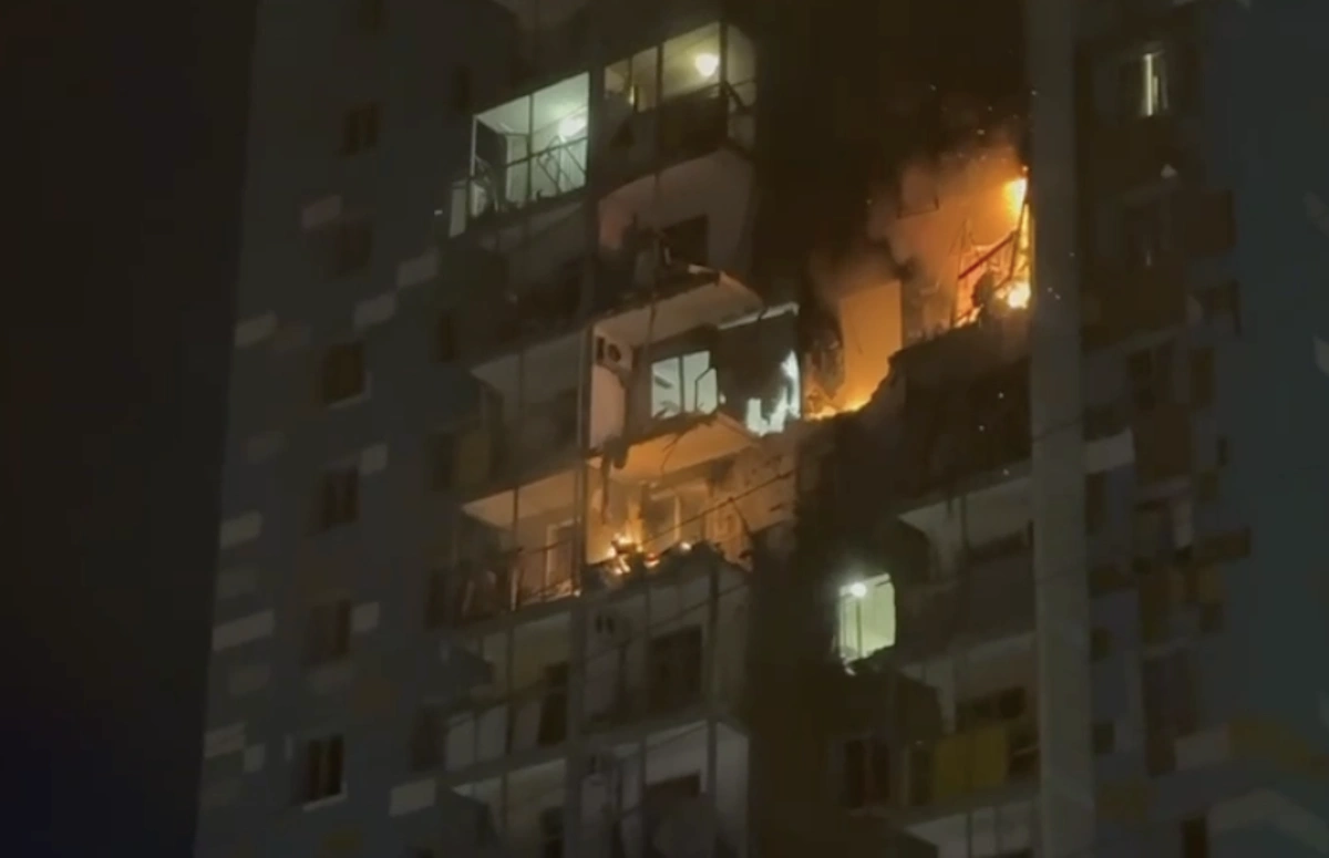 Пожар в&nbsp;жилом доме в&nbsp;Подмосковье в&nbsp;результате попадания БПЛА